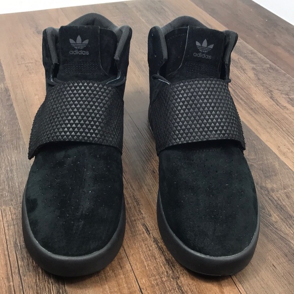 Adidas Originals Tubular Invader Black Size 12 - Picture 2 of 6